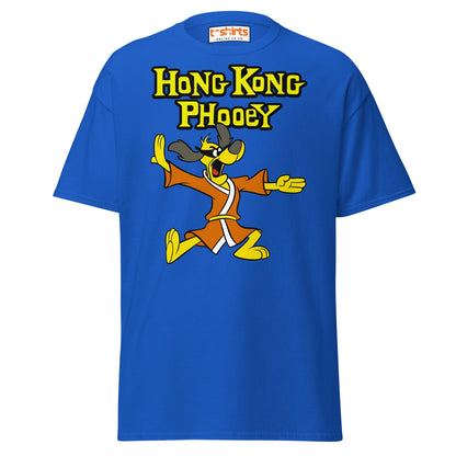 Hong Kong Phooey T-Shirt – Retro Martial Arts Dog Tee - Royal - T-Shirts Online