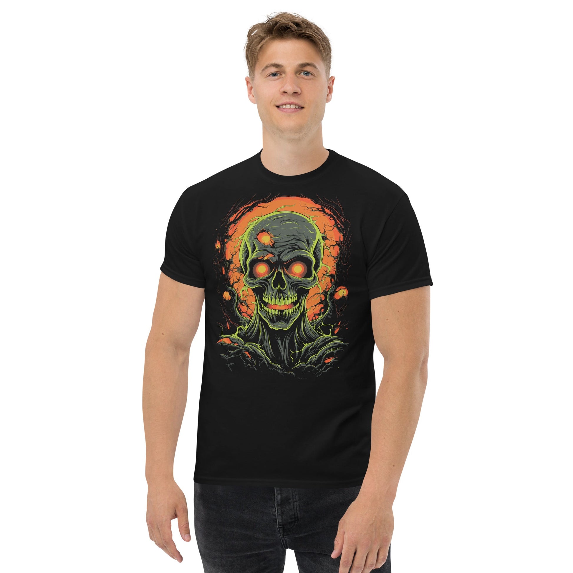 Horror Skull | Skull T-Shirt - Black - T-Shirts Online