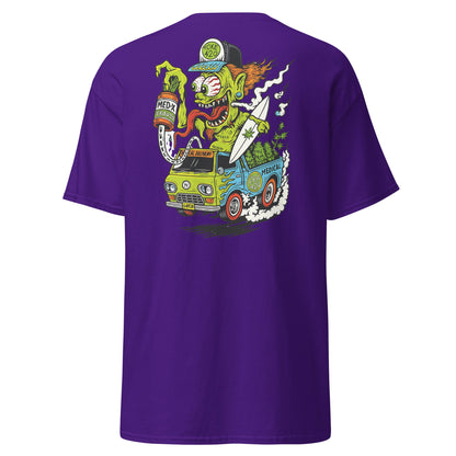 Hot Rod Cannabis Monster T-Shirt - Purple - T-Shirts Online