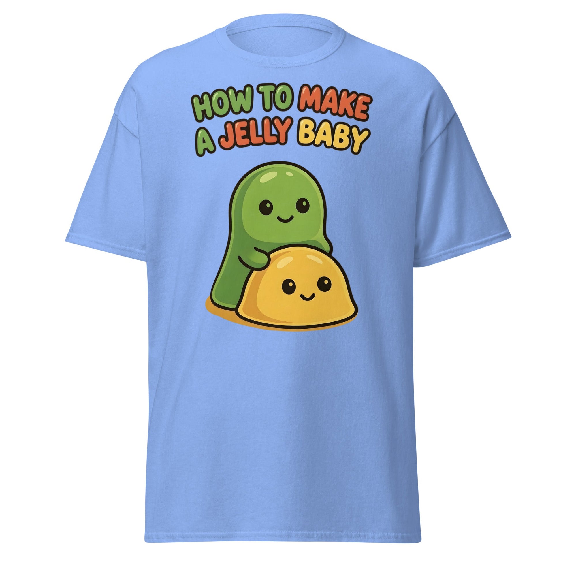 How to Make a Jelly Baby T-Shirt - Funny Cute Cartoon Tee - Carolina Blue - T-Shirts Online