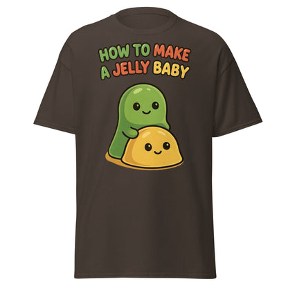 How to Make a Jelly Baby T-Shirt - Funny Cute Cartoon Tee - Dark Chocolate - T-Shirts Online