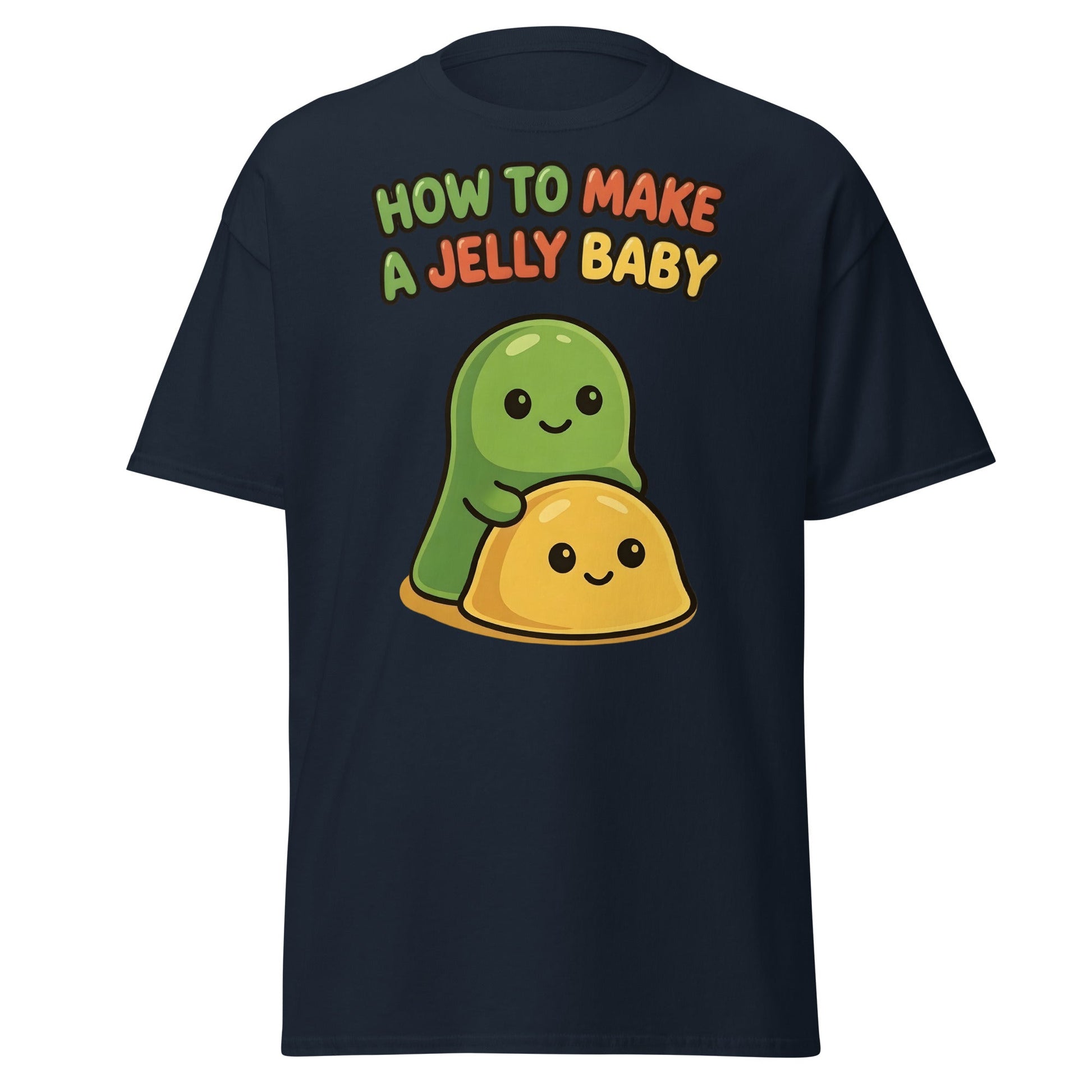 How to Make a Jelly Baby T-Shirt - Funny Cute Cartoon Tee - Navy - T-Shirts Online