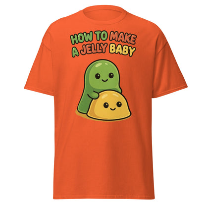 How to Make a Jelly Baby T-Shirt - Funny Cute Cartoon Tee - Orange - T-Shirts Online