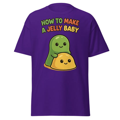 How to Make a Jelly Baby T-Shirt - Funny Cute Cartoon Tee - Purple - T-Shirts Online