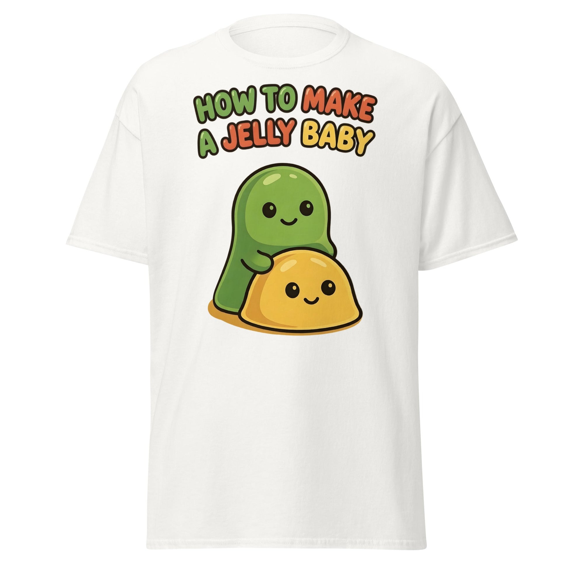 How to Make a Jelly Baby T-Shirt - Funny Cute Cartoon Tee - White - T-Shirts Online