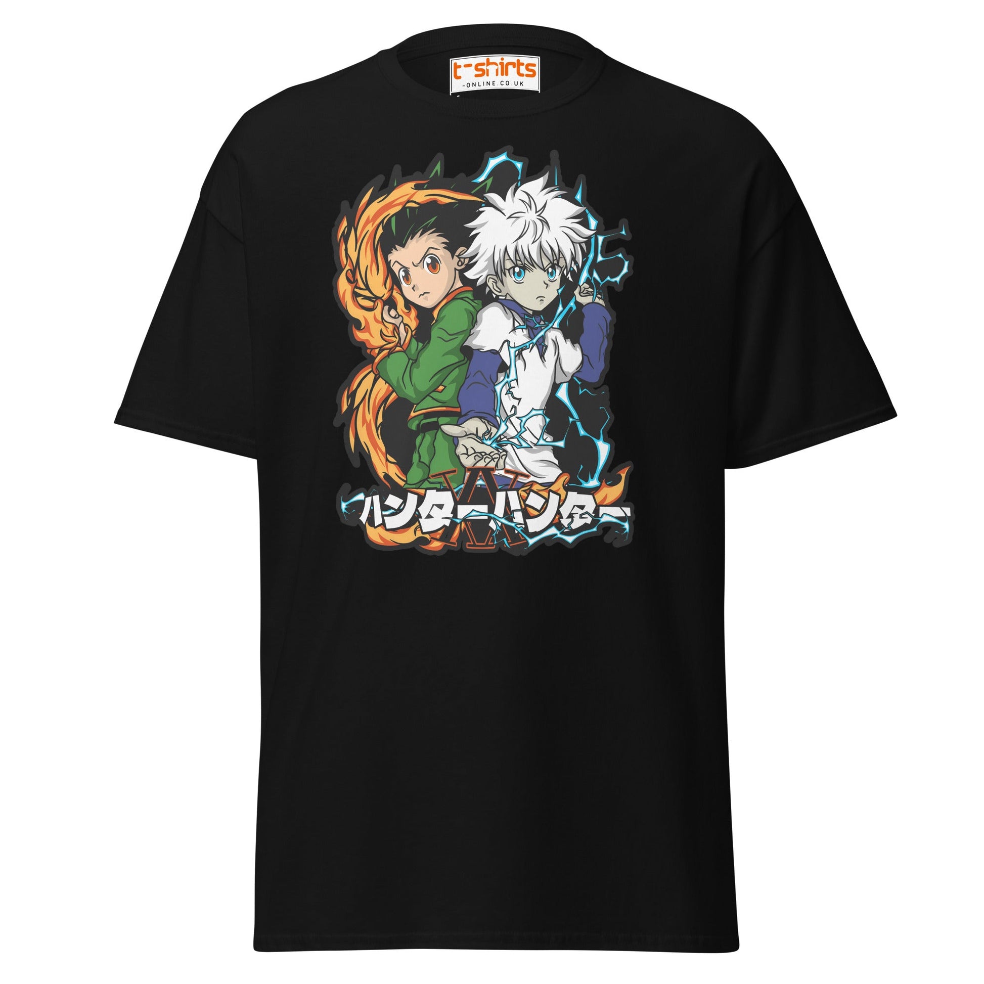 Hunter x Hunter T-Shirt – Gon & Killua Anime Fan Art - Black - T-Shirts Online