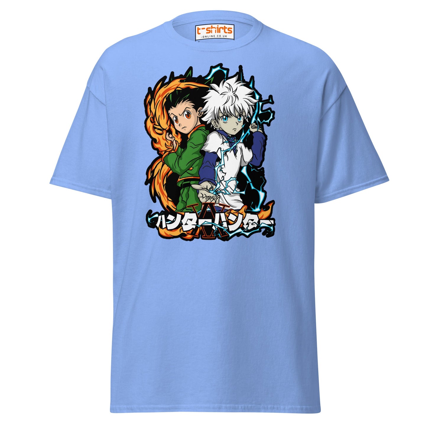 Hunter x Hunter T-Shirt – Gon & Killua Anime Fan Art - Carolina Blue - T-Shirts Online
