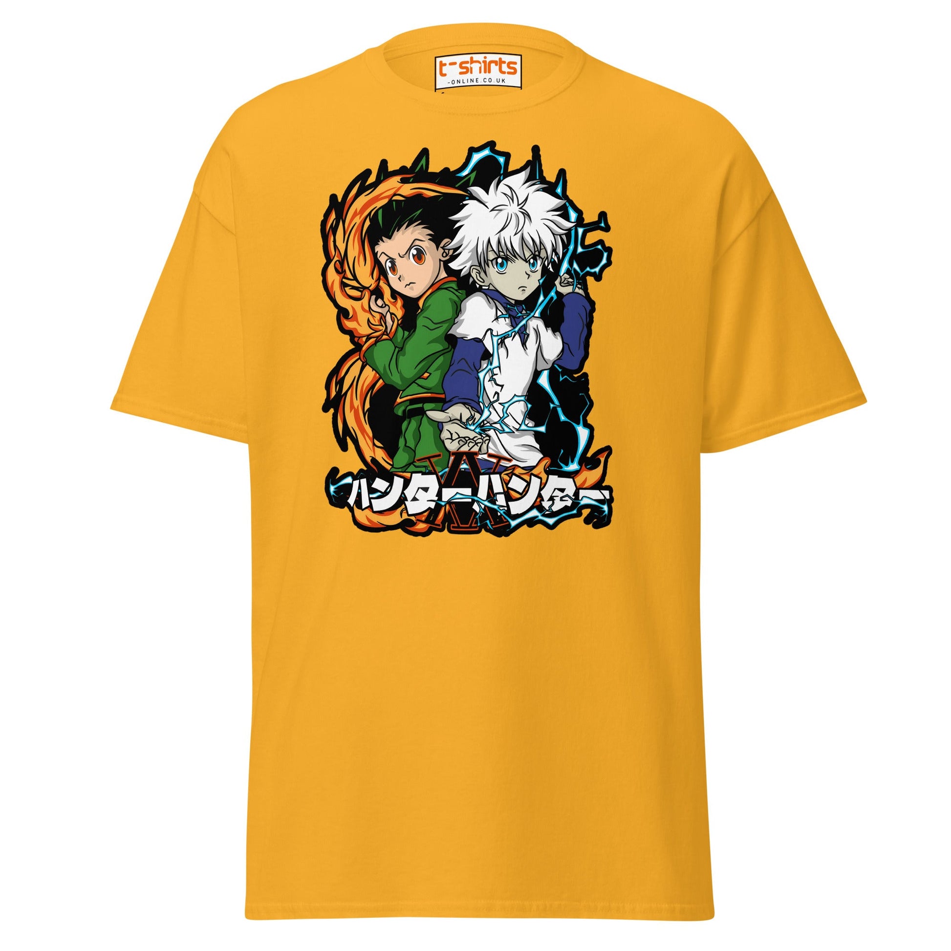 Hunter x Hunter T-Shirt – Gon & Killua Anime Fan Art - Gold - T-Shirts Online