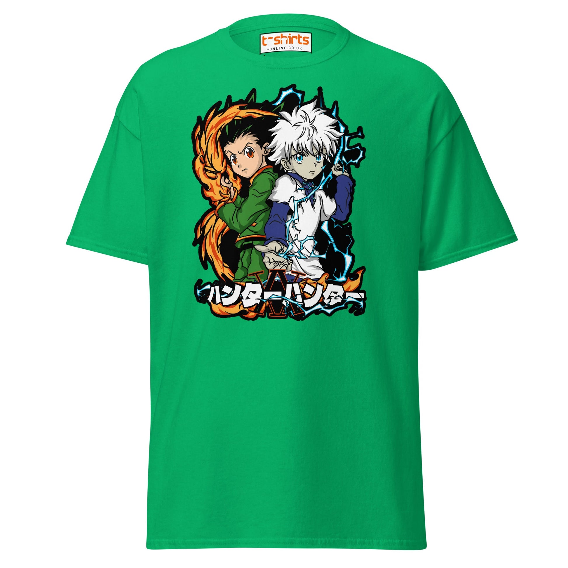 Hunter x Hunter T-Shirt – Gon & Killua Anime Fan Art - Irish Green - T-Shirts Online