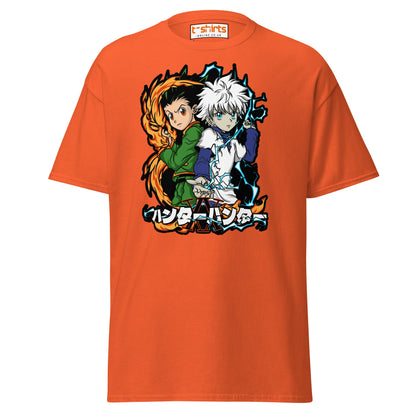 Hunter x Hunter T-Shirt – Gon & Killua Anime Fan Art - Orange - T-Shirts Online