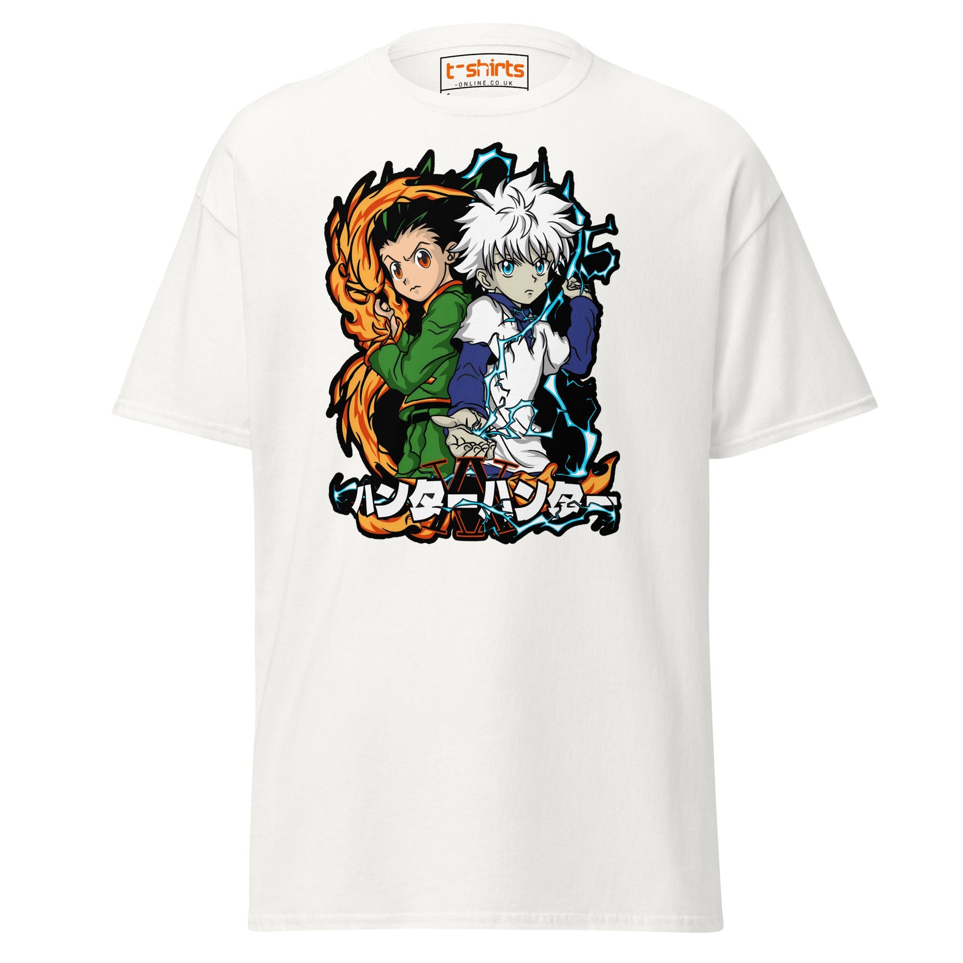 Hunter x Hunter T-Shirt – Gon & Killua Anime Fan Art - White - T-Shirts Online