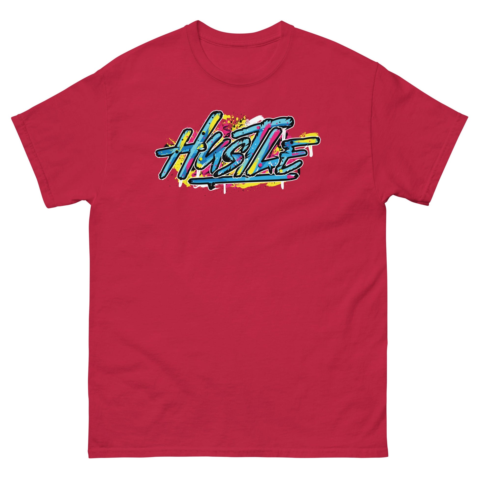 Hustle | Men's T-Shirt - Cardinal - T-Shirts Online