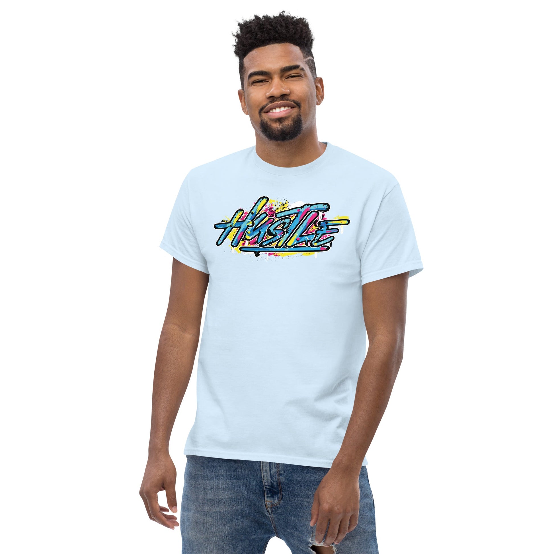 Hustle | Men's T-Shirt - Black - T-Shirts Online