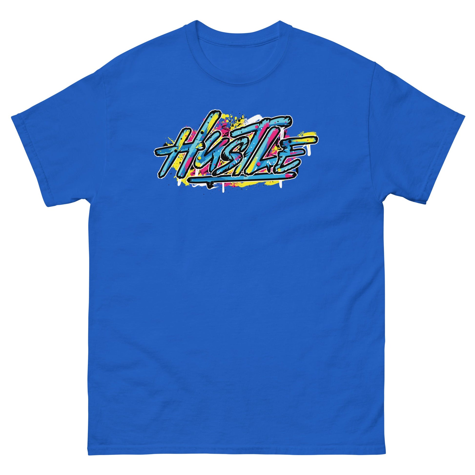 Hustle | Men's T-Shirt - Royal - T-Shirts Online