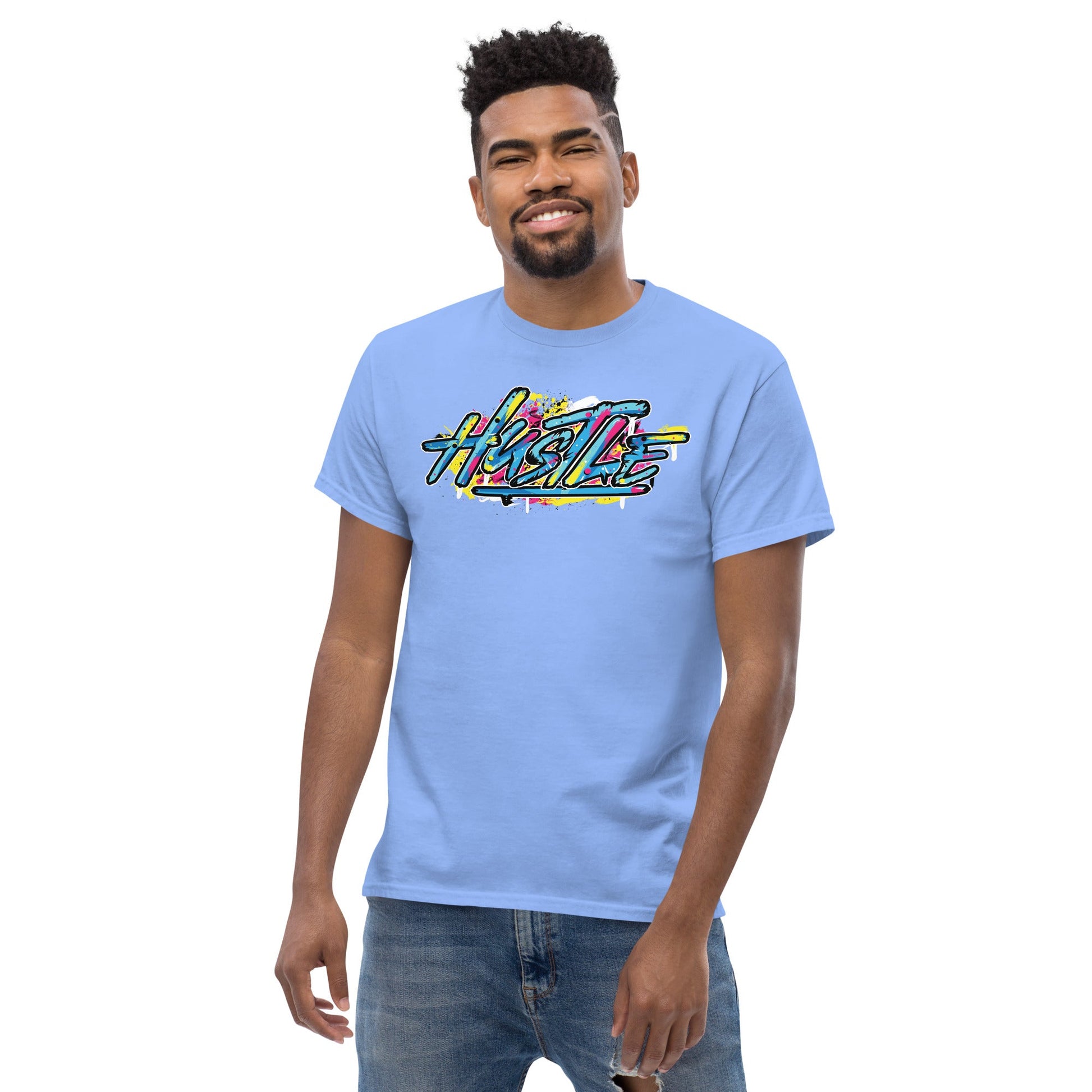 Hustle | Men's T-Shirt - Black - T-Shirts Online
