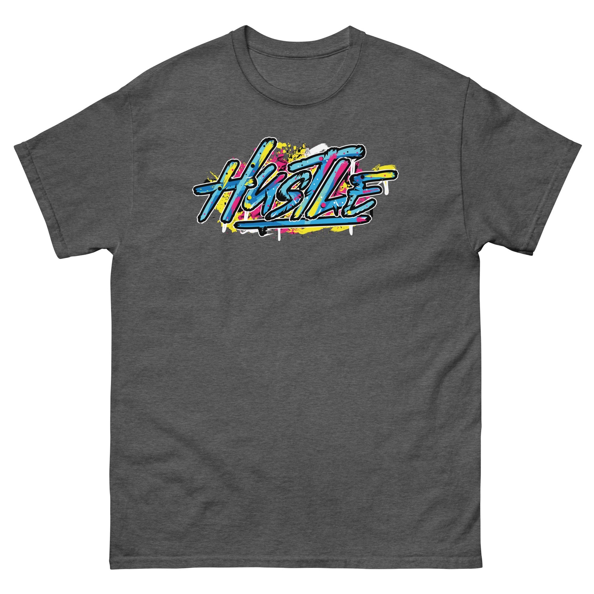 Hustle | Men's T-Shirt - Dark Heather - T-Shirts Online