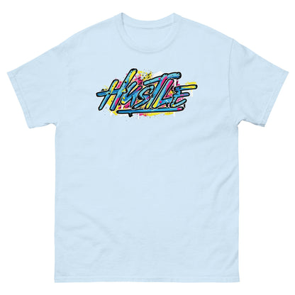 Hustle | Men's T-Shirt - Light Blue - T-Shirts Online