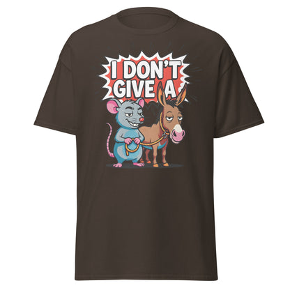 I Don’t Give a Rat’s Ass T-Shirt - Dark Chocolate - T-Shirts Online