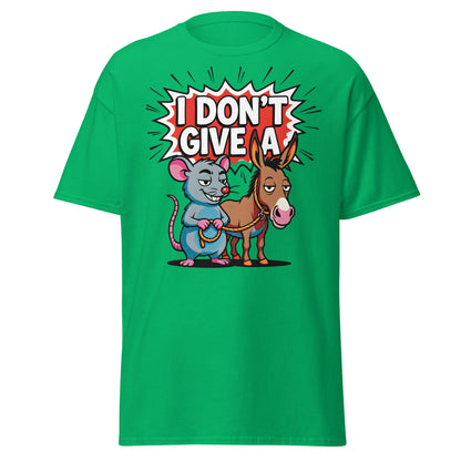 I Don’t Give a Rat’s Ass T-Shirt - Irish Green - T-Shirts Online