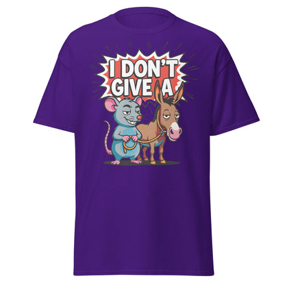 I Don’t Give a Rat’s Ass T-Shirt - Purple - T-Shirts Online