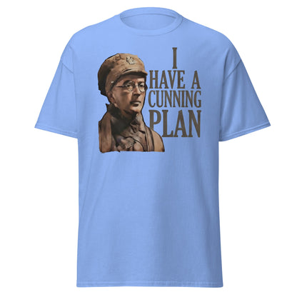 I Have a Cunning Plan T-Shirt - Funny Baldrick Graphic Tee - Carolina Blue - T-Shirts Online