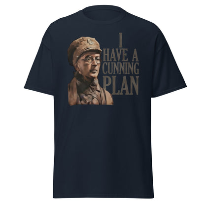 I Have a Cunning Plan T-Shirt - Funny Baldrick Graphic Tee - Navy - T-Shirts Online