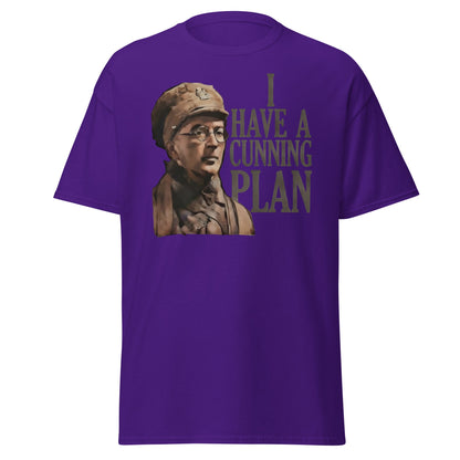 I Have a Cunning Plan T-Shirt - Funny Baldrick Graphic Tee - Purple - T-Shirts Online