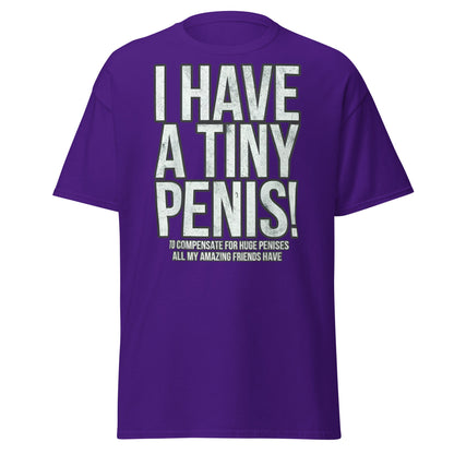 I Have A Tiny Penis T-Shirt – Funny Self - Deprecating - Purple - T-Shirts Online