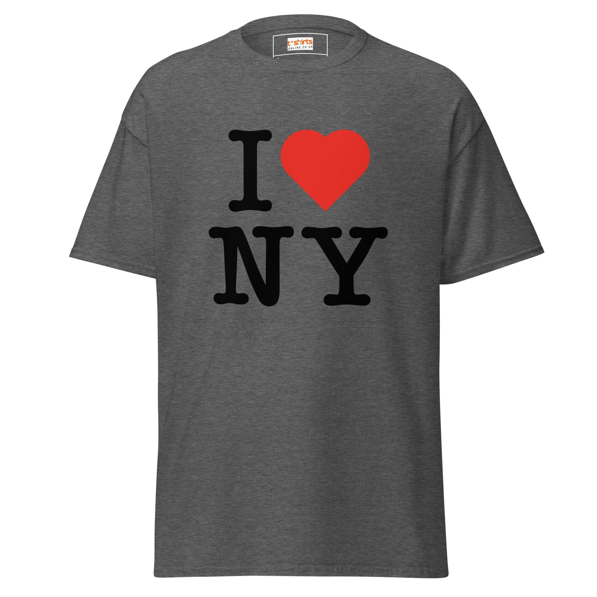 I Love NY | New York T-Shirt - Dark Heather - T-Shirts Online