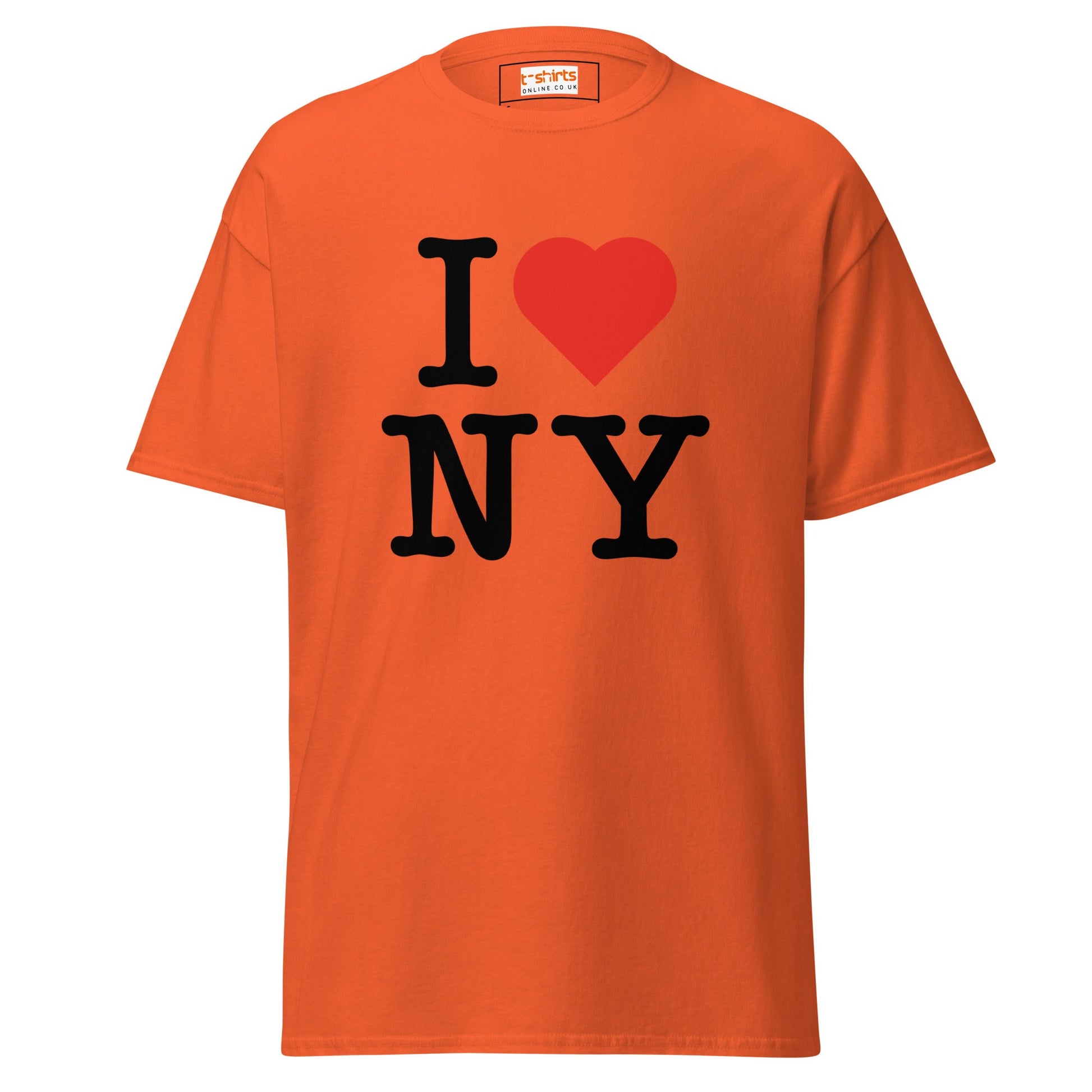 I Love NY | New York T-Shirt - Orange - T-Shirts Online