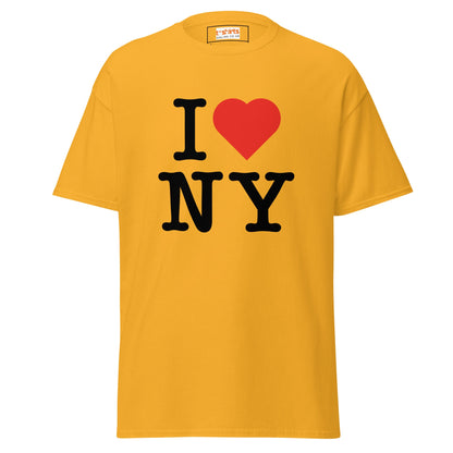 I Love NY | New York T-Shirt - Gold - T-Shirts Online