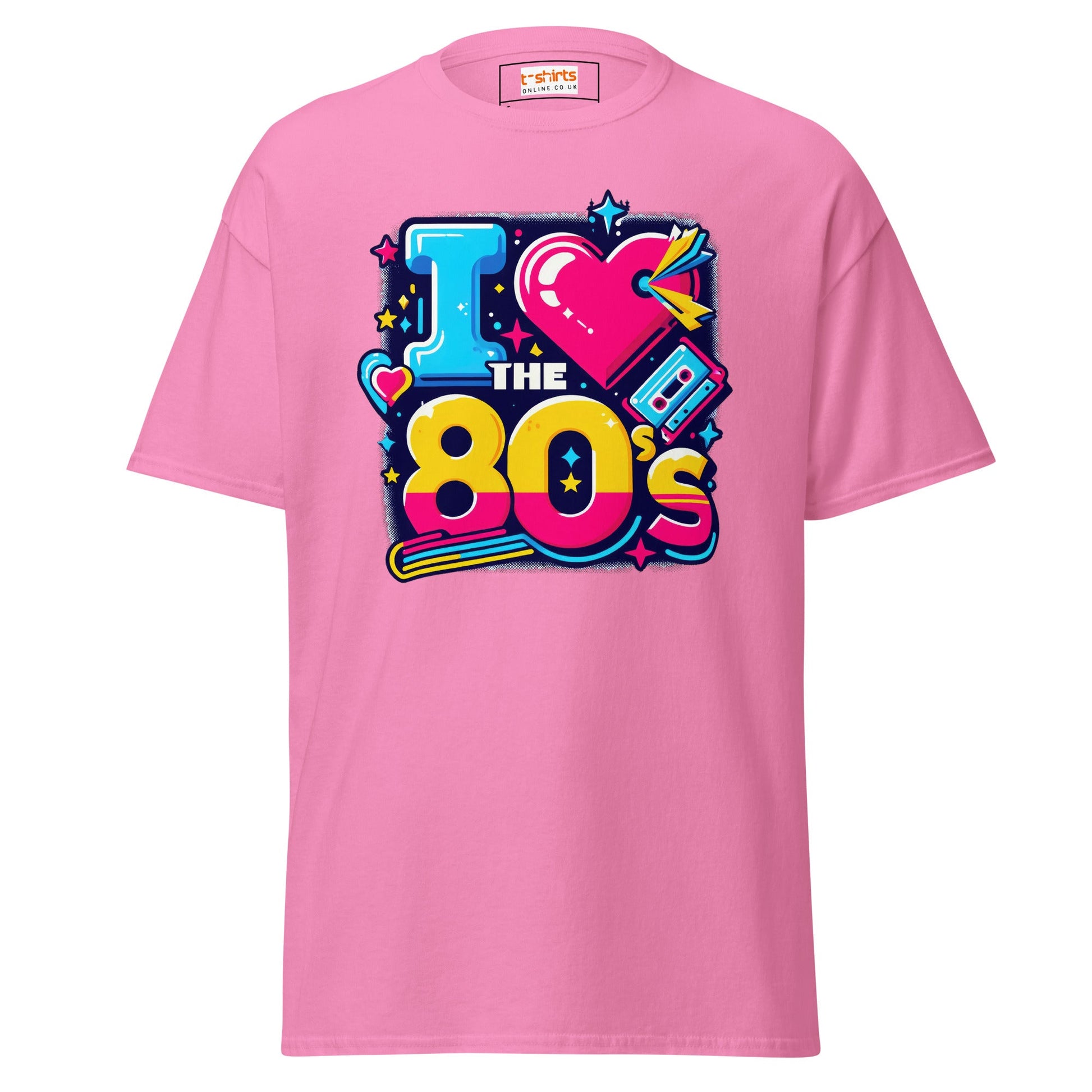 I Love the 80's | Retro T-Shirt - Azalea - T-Shirts Online