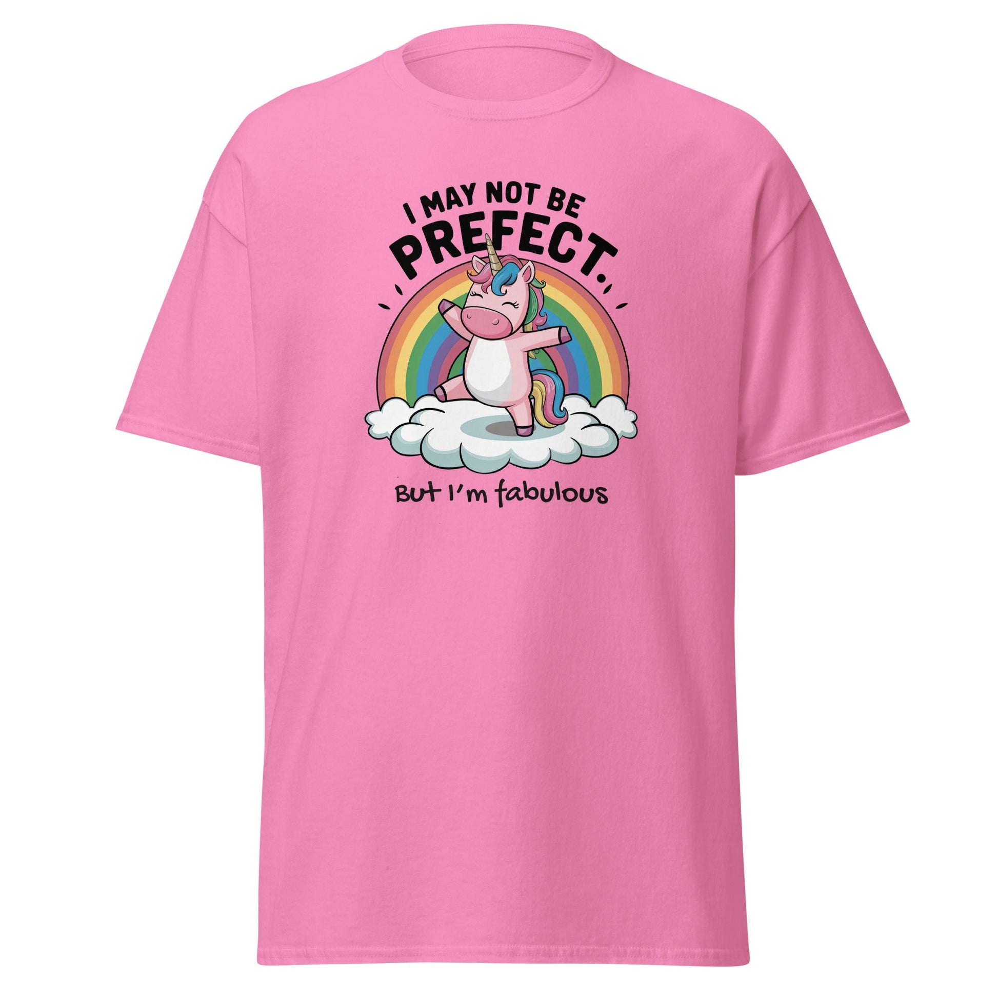 I May Not be Perfect | Unicorn T-Shirt - Azalea - T-Shirts Online