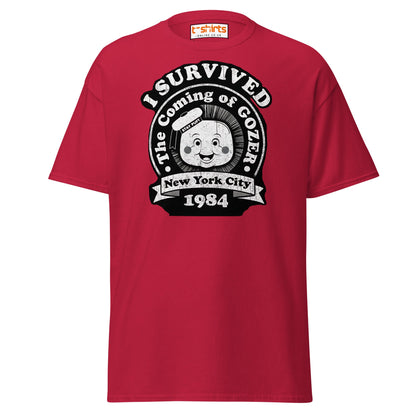 I Survived Gozer T-Shirt - Cardinal - T-Shirts Online