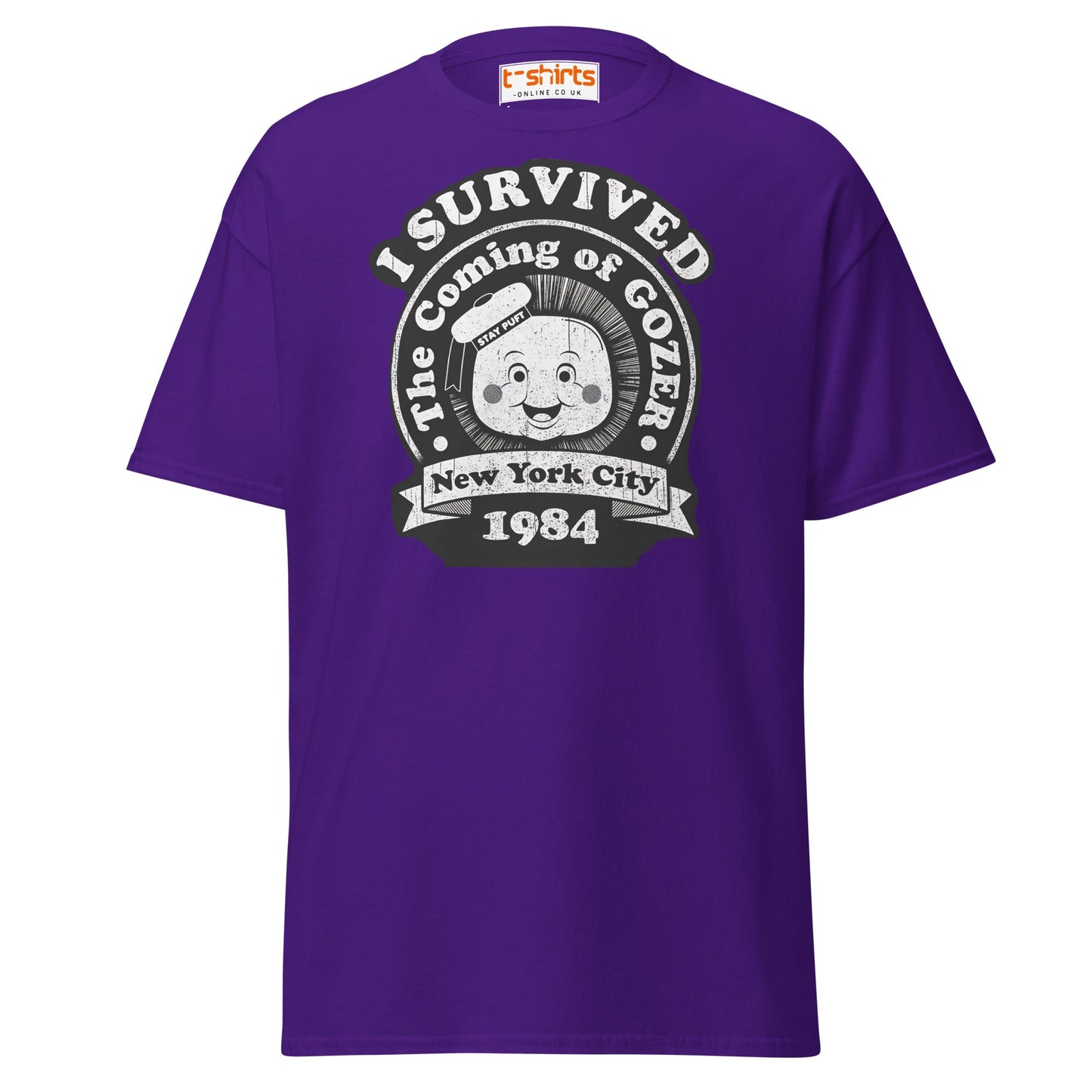 I Survived Gozer T-Shirt - Purple - T-Shirts Online