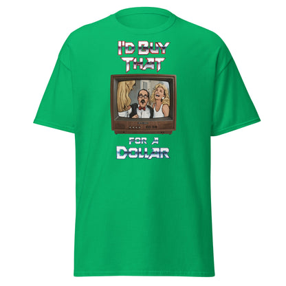 I’d Buy That For A Dollar Retro TV T-Shirt - Irish Green - T-Shirts Online