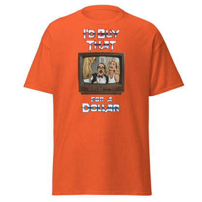I’d Buy That For A Dollar Retro TV T-Shirt - Orange - T-Shirts Online