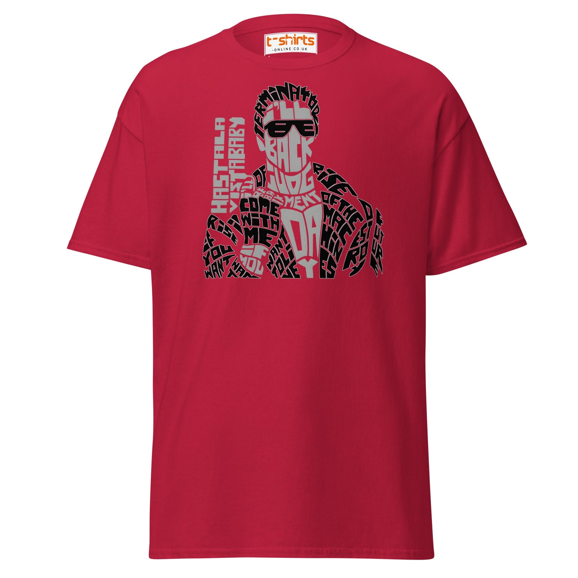 I’ll Be Back T-Shirt | Iconic Movie Quote Typography Tee - Cardinal - T-Shirts Online