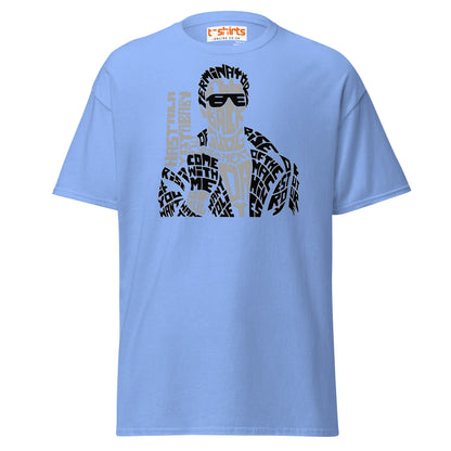 I’ll Be Back T-Shirt | Iconic Movie Quote Typography Tee - Carolina Blue - T-Shirts Online