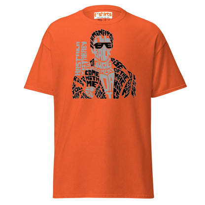 I’ll Be Back T-Shirt | Iconic Movie Quote Typography Tee - Orange - T-Shirts Online