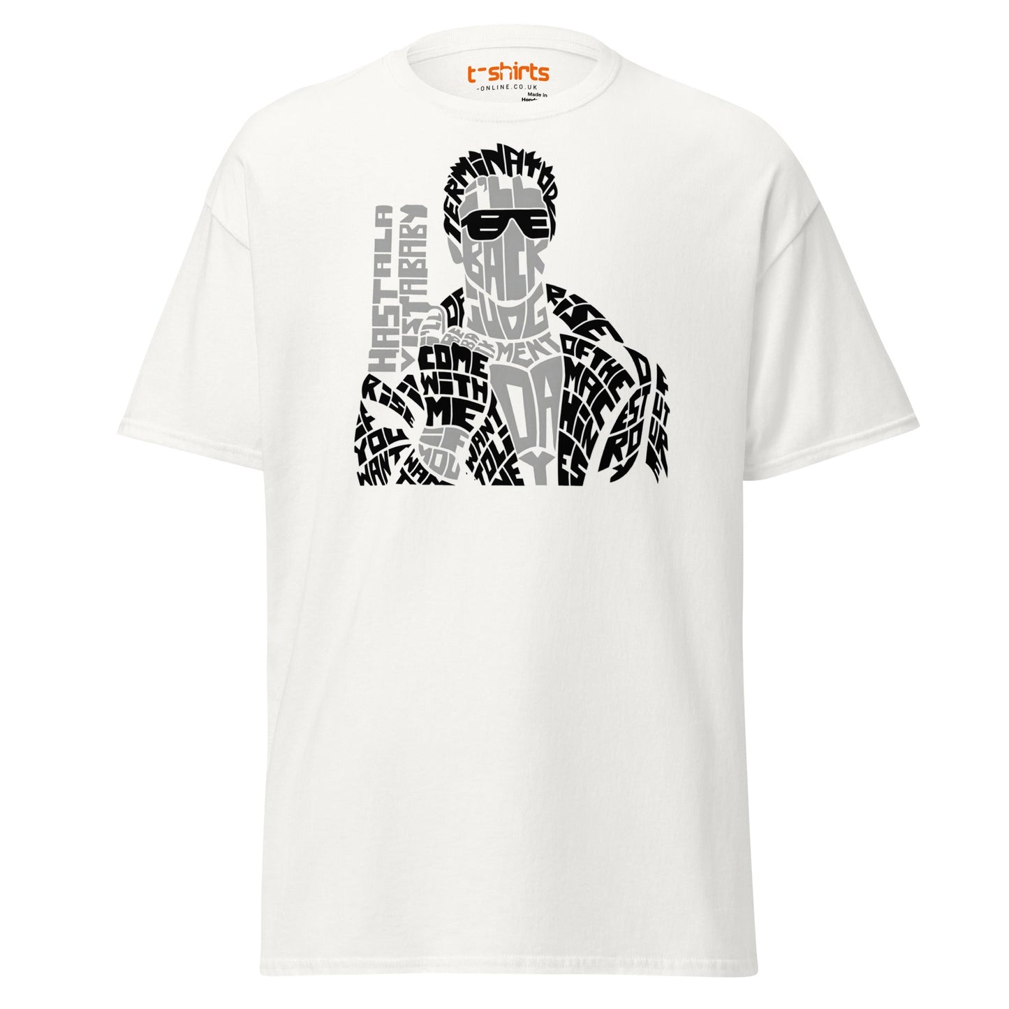 I’ll Be Back T-Shirt | Iconic Movie Quote Typography Tee - White - T-Shirts Online