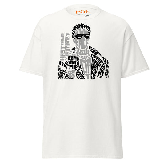 I’ll Be Back T-Shirt | Iconic Movie Quote Typography Tee - White - T-Shirts Online