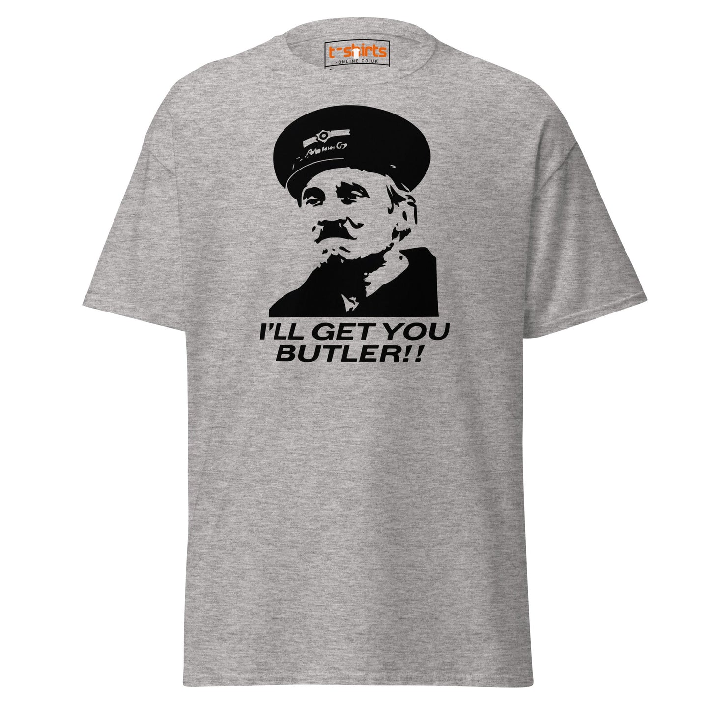I’ll Get You Butler T-Shirt - Sport Grey - T-Shirts Online