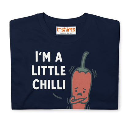 I’m a Little Chilli T-Shirt – Funny Food Pun Cartoon Tee - Purple - T-Shirts Online