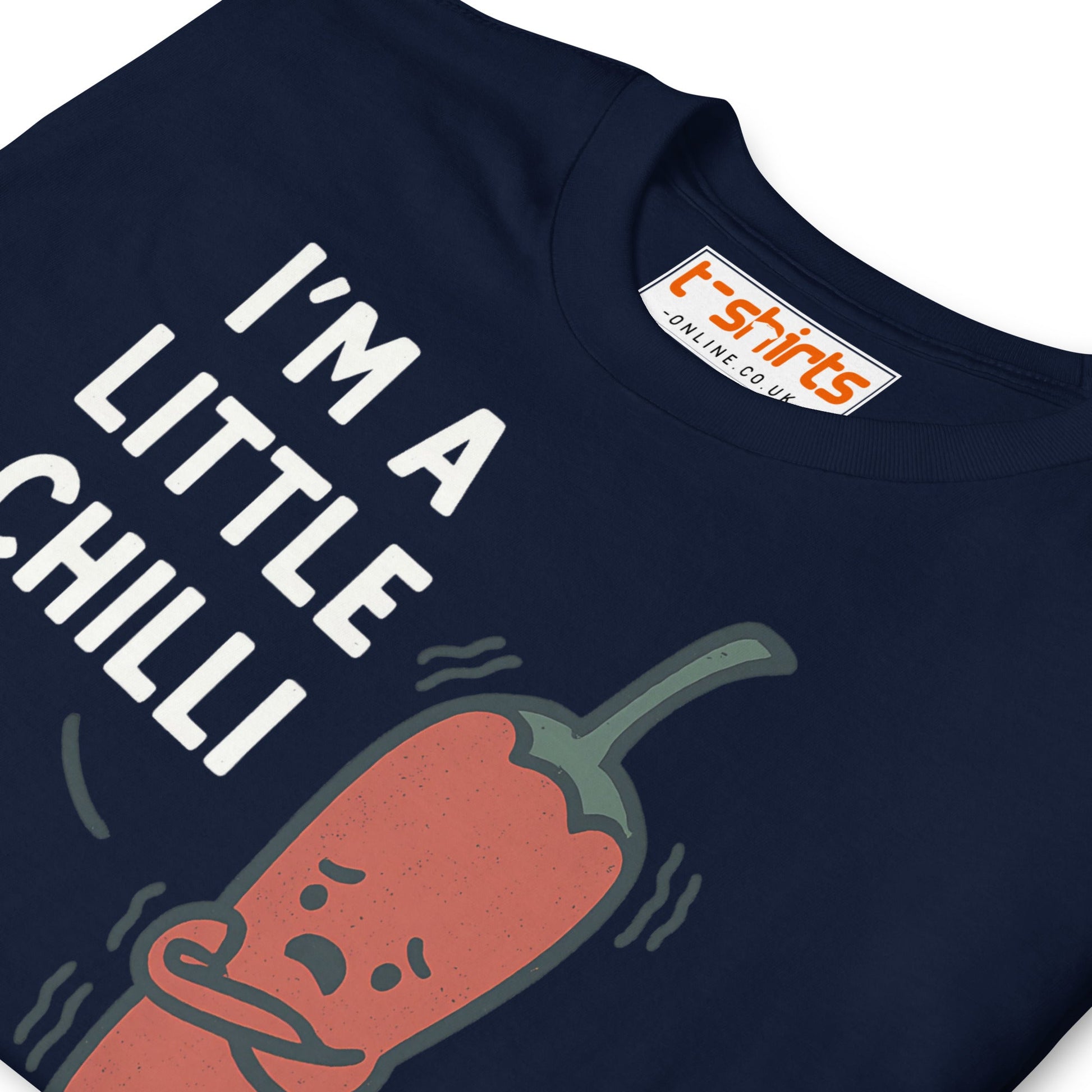 I’m a Little Chilli T-Shirt – Funny Food Pun Cartoon Tee - Purple - T-Shirts Online