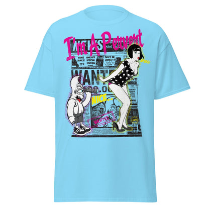 I'm A Pervert T-Shirt - Retro Pin - up & Funny Adult Art - Sky - T-Shirts Online