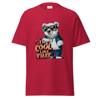 I'm Cool Like That | Polar Bear T-Shirt - Cardinal - T-Shirts Online