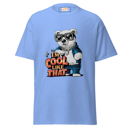 I'm Cool Like That | Polar Bear T-Shirt - Carolina Blue - T-Shirts Online