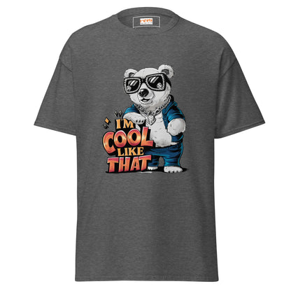 I'm Cool Like That | Polar Bear T-Shirt - Dark Heather - T-Shirts Online