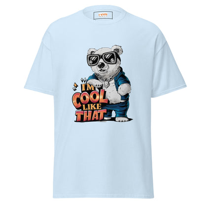 I'm Cool Like That | Polar Bear T-Shirt - Light Blue - T-Shirts Online